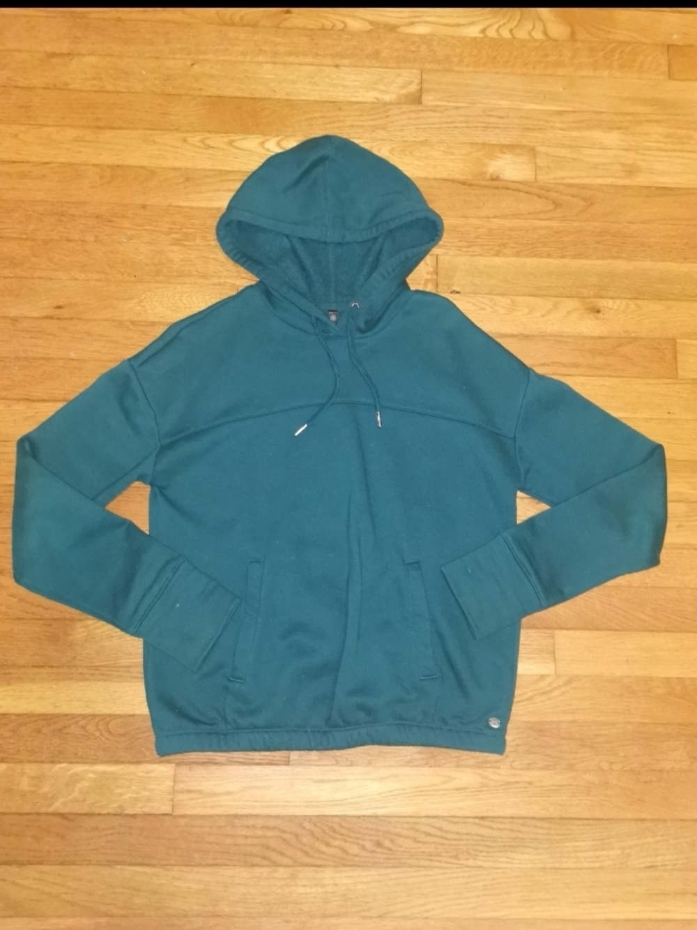 GAIAM Woman's Small Deep Teal Long Sleeve Hoodie